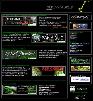 Aquanature Web Site