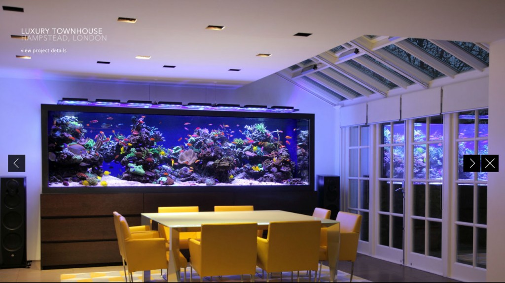luxury townhouse aquarium london