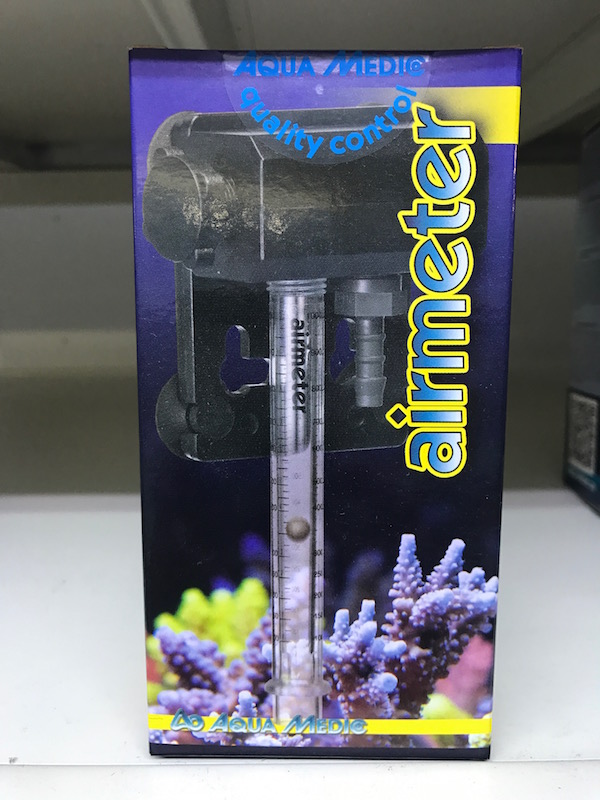 airmeter di aquamedic - flussimetro e silenziatore due in uno