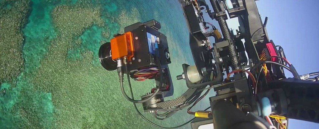 Mappa GPS per la barriera corallina tramite droni