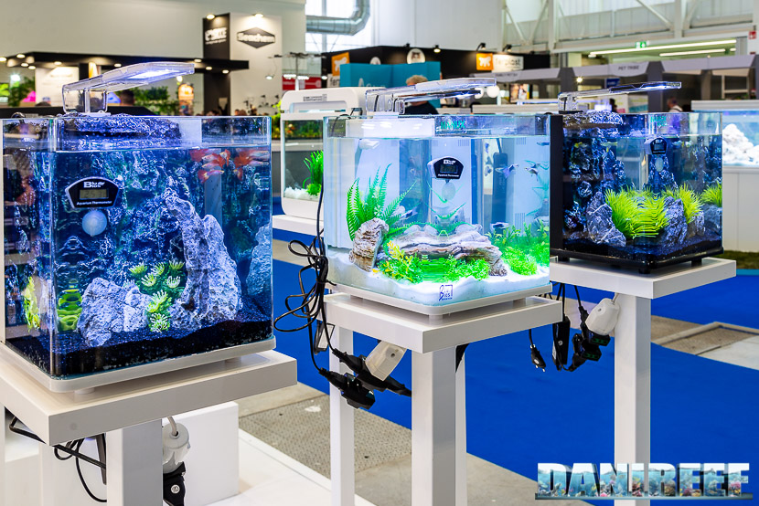 Zoomark 2019: nano acquari Blu Bios Nanux presso lo stand Mantovani Pet Diffusion