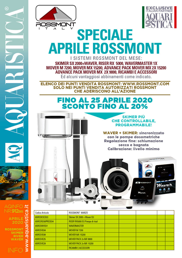 Speciale Aprile Rossmont sconti fino al 20% con termine 25 aprile 2020