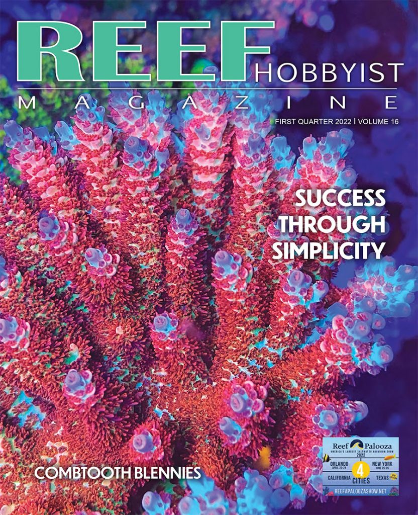 Reef Hobbyist Magazine primo trimestre 2022 - disponibile gratis