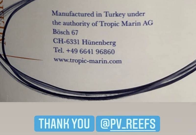sale Tropic Marine Pro Reef proveniente dalla Turchia