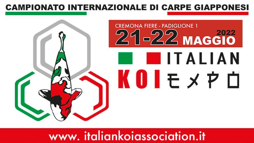 Italian Koi Expo 2022: campionato internazionale di carpe giapponesi il 21 e 22 maggio