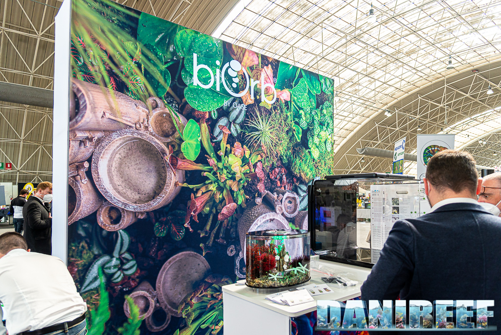 BiOrb in mostra presso lo stand Oase ad AquaExpo 2022