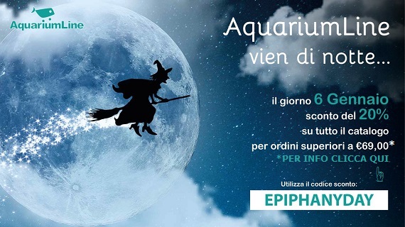 Sconto del 20% per il giorno dell'Epifania su tutto il catalogo AquariumLine