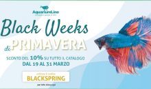 Black week: sconto totale su AquariumLine dal 19 al 31 marzo