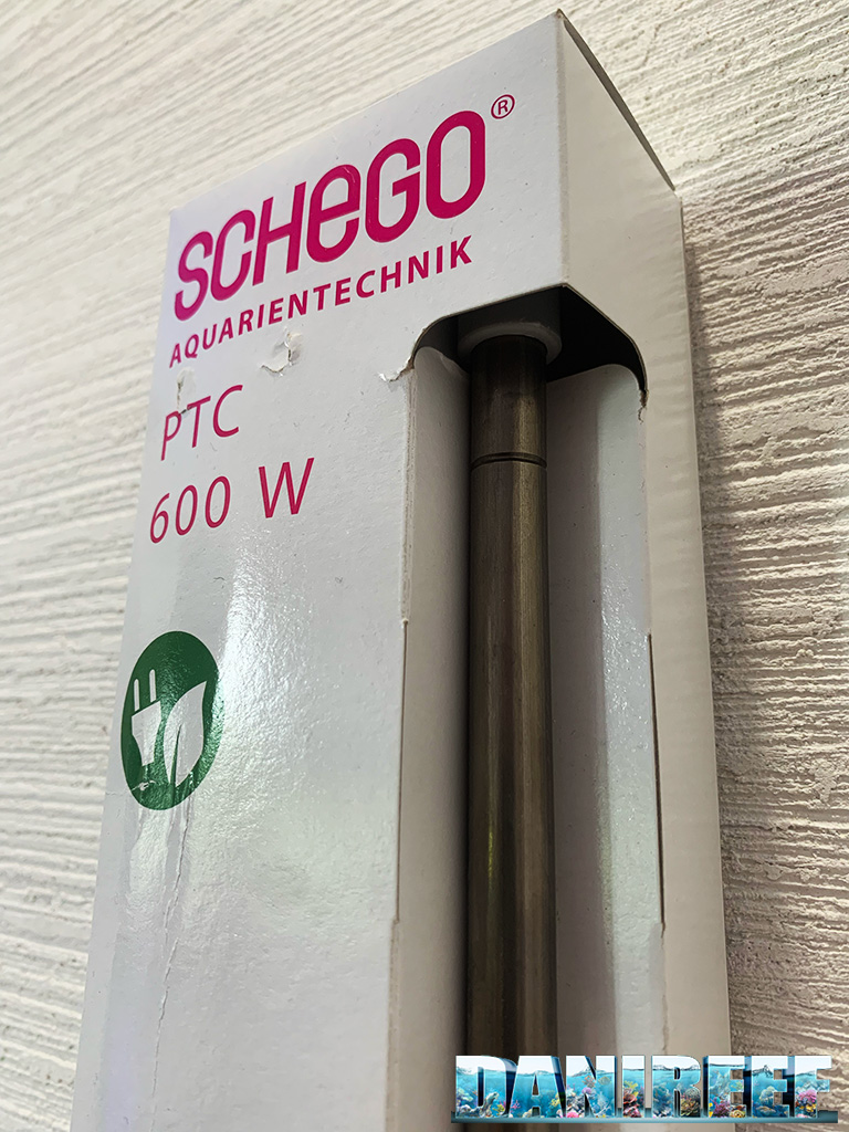 Il riscaldatore in titanio Schego Slimline Mod.506, con tecnologia PTC
