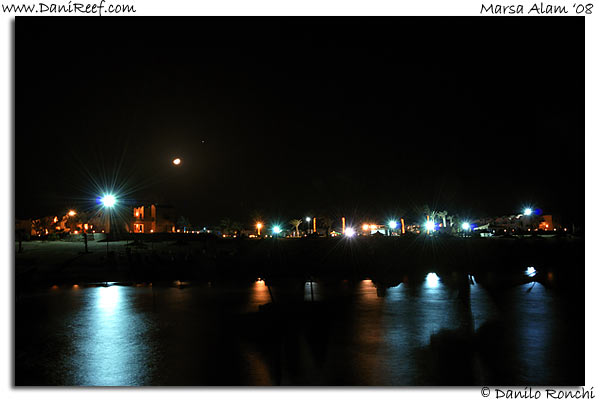 Holiday Beach Resort by Night