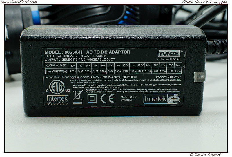 Tunze Turbelle Nano Stream 6095, Recensione - alimentatore