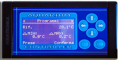 L’aquarium controller di Aquatronica