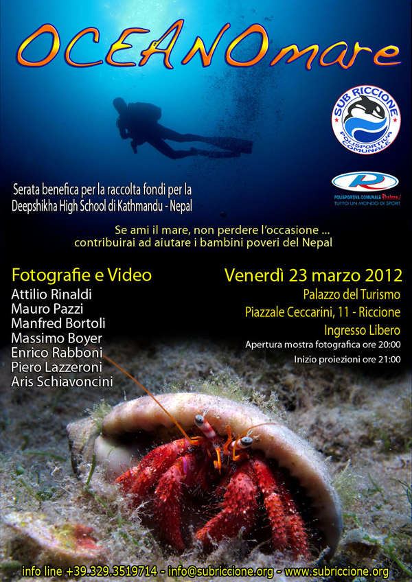 Mostra Oceano Mare 2012 a Riccione, venerdì 23 marzo