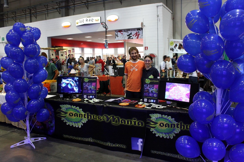 Lo stand Zoanthus Mania presso Piacenza PetsFestival 2014