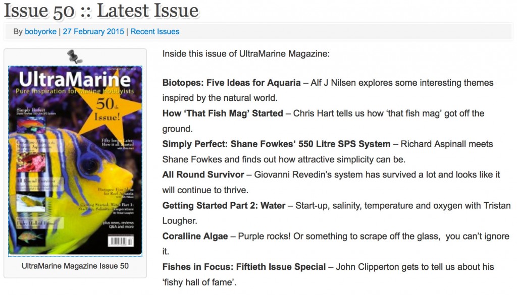 UltraMarine Magazine 50 contenuti