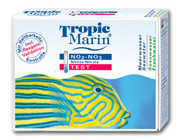Scatola del Tropic Marin test nitriti/nitrati, immagine di www.tropic-marin.com