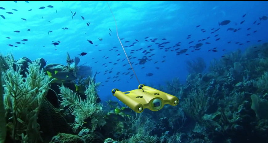 Gladius ultra hd - drone immerso nel mare Gladius ultra hd - drone immerso nel mare