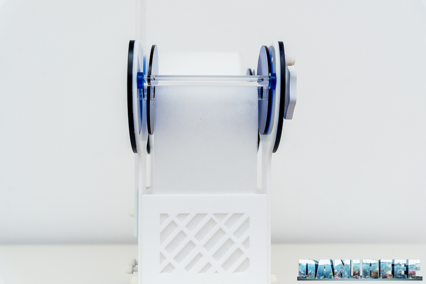 Reef Roller - il filtro a rulli di TMC - particolare del sistema di avanzamento