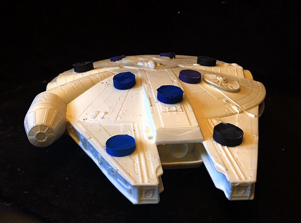 Portatalee a forma di Millenium Falcon
