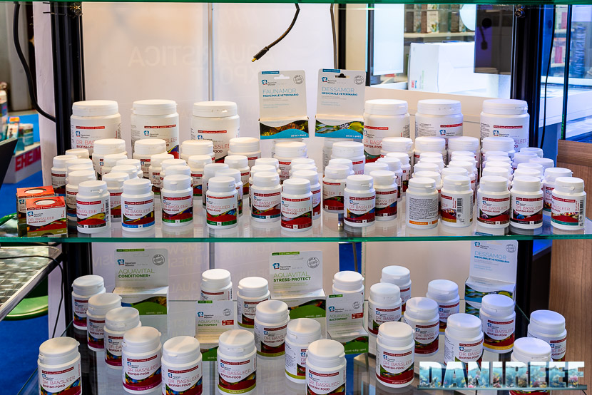 Lo stand Aquaristica allo zoomark 2019: i mangimi del Dr. Bassleer forte