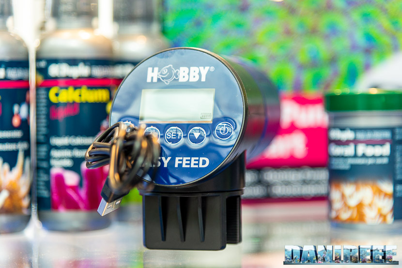 Lo stand Aquaristica allo zoomark 2019: la nuova mangiatoia automatica Hobby Easy Feed