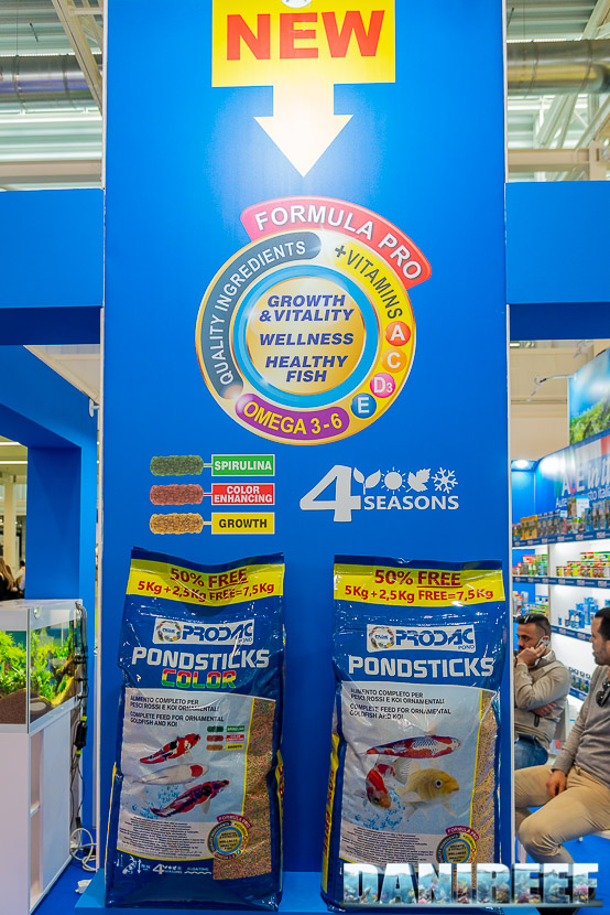 Zoomark 2019: Prodac presenta Pondsticks e pondsticks color per pesci di acqua fredda come le carpe koi