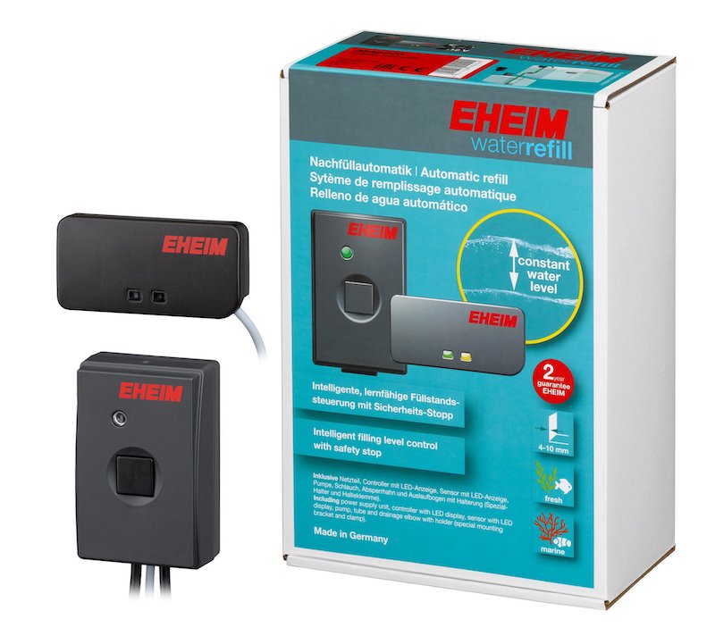 Eheim waterrefill - osmoregolatore con sensore capacitivo posto esternamente ai vetri dell'acquario o della sump