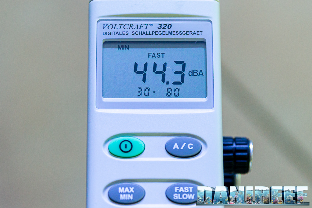 Schiumatoio LGMaquari LGs950: solido, efficiente e doppia pompa - misurazioni del rumore