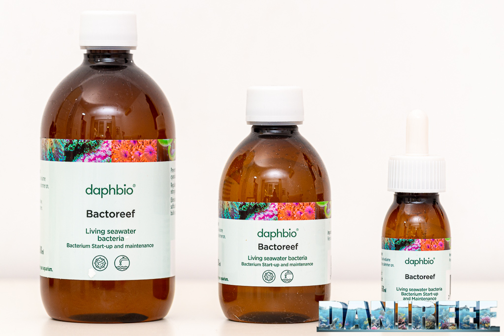 Tre confezioni di BactoReef a confronto