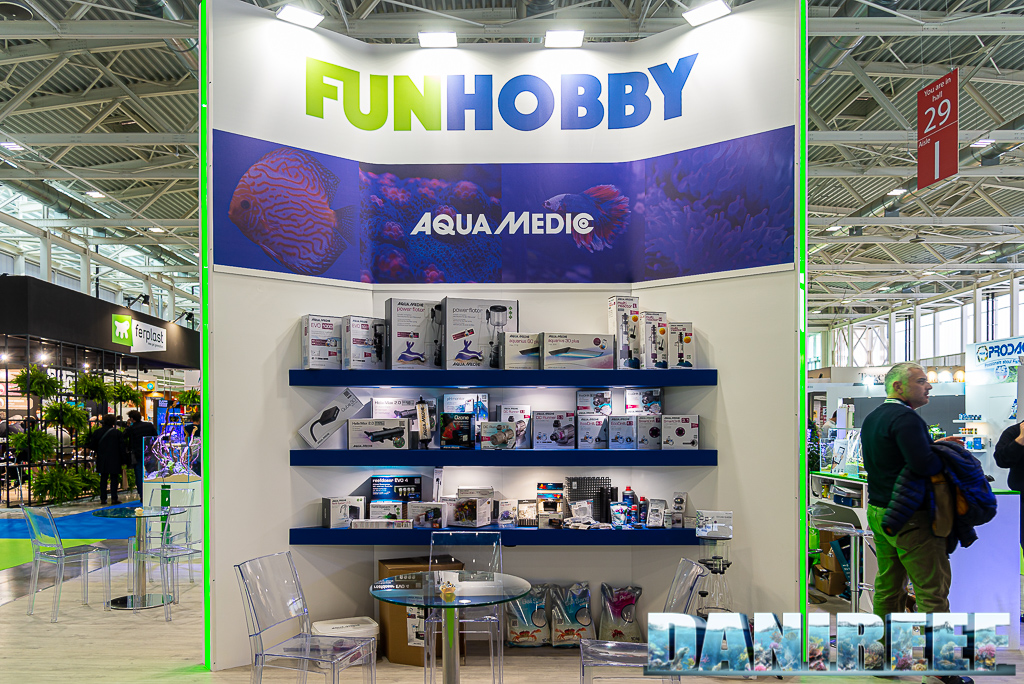 AquaMedic presso lo stand Funhobby allo Zoomark 2021