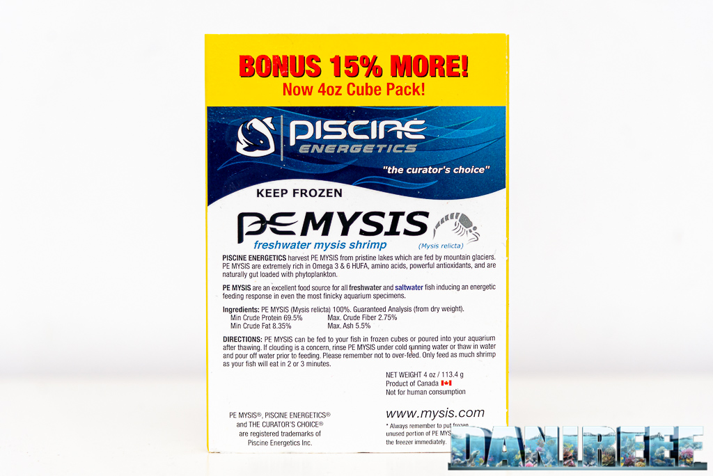 Mysis fresco e sostenibile – from lake to tank da Piscine Energetics