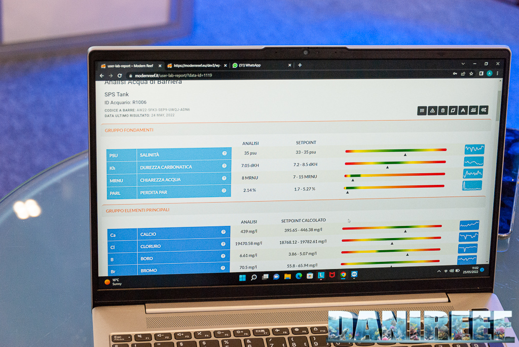 Highlights on the new parameters: water clarity and PAR loss
