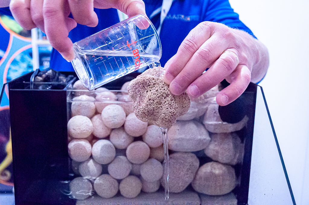 Materiali filtranti ad alta porosità per batteri nitrificanti