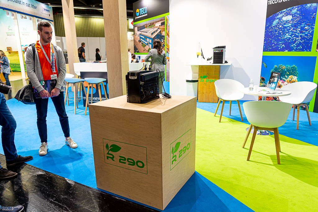 Teco TK150 con gas R290 in esposizione