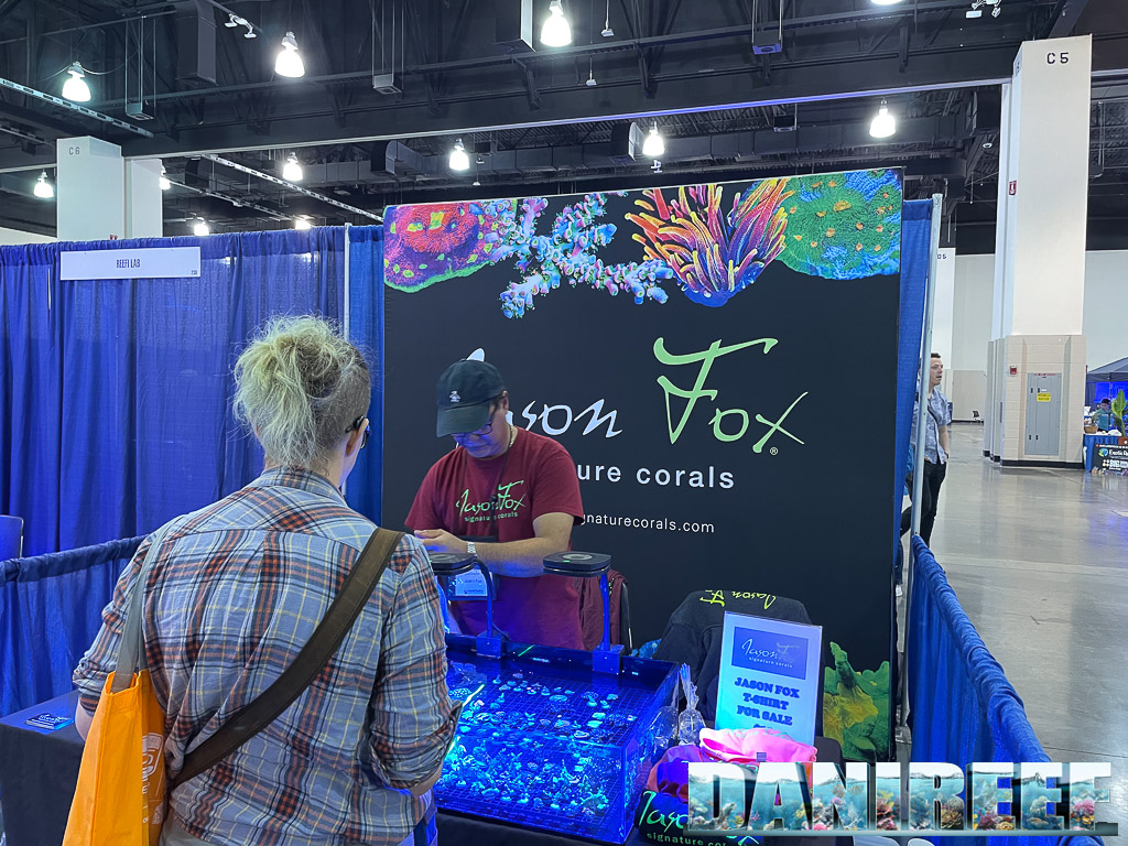 Lo stand Jason Fox - signature corals al Macna 2022