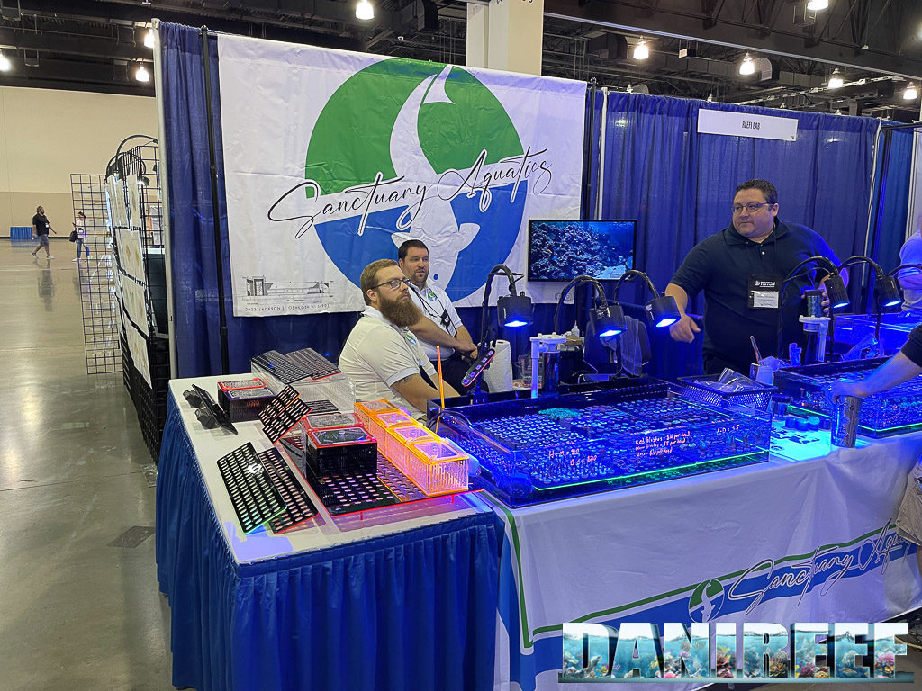 Lo stand Sanctuary Aquatics al Macna 2022