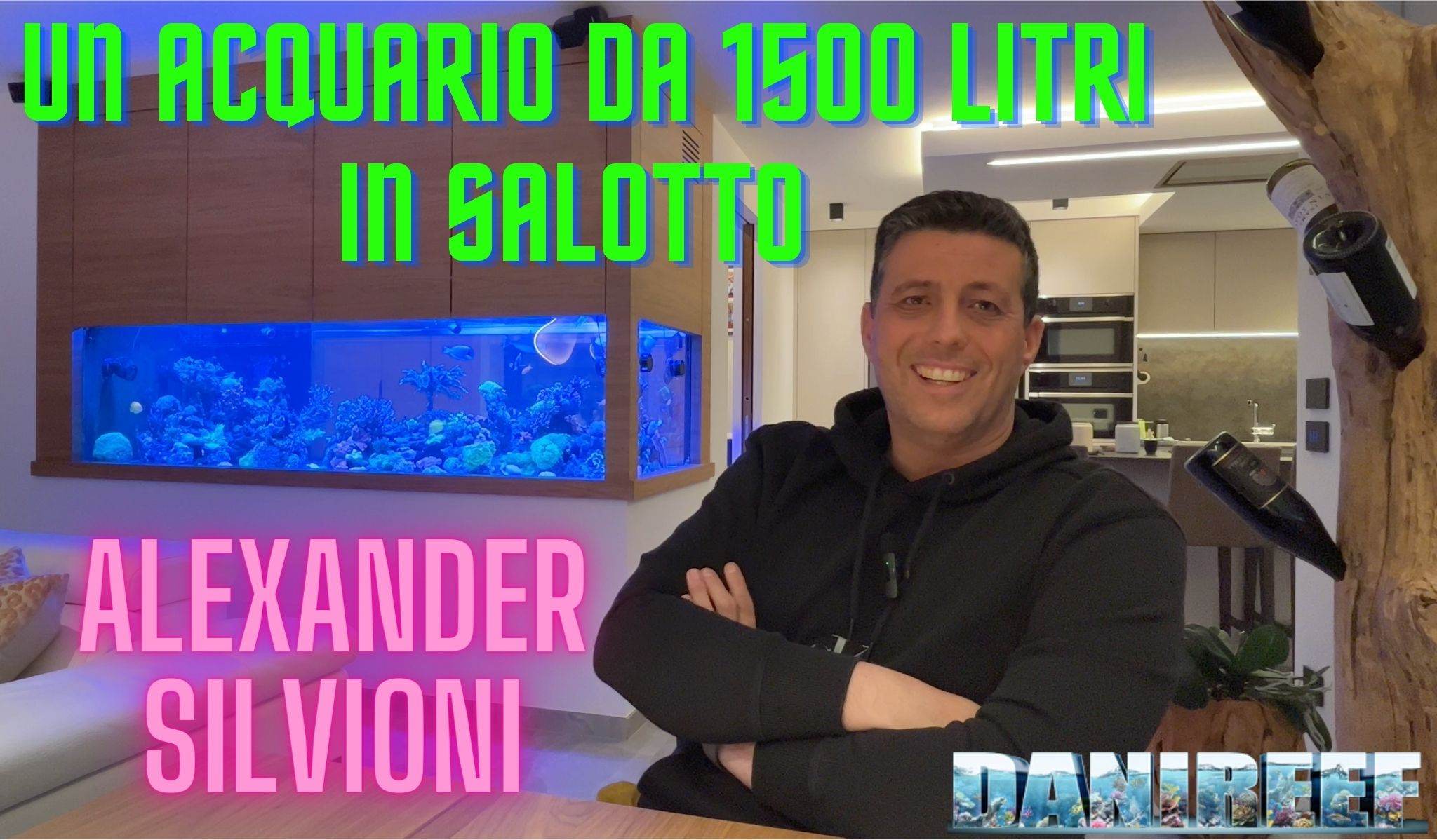 Lo spettacolare acquario marino da 1.500 litri di Alexander Silvioni