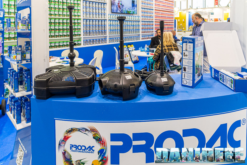 Nuova anche la serie di pompe per i laghetti presso lo stand Prodac a Zoomark 2023