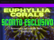 Il nuovo negozio EuphylliaCorals ci offre un codice sconto del 20%