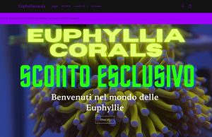 Il nuovo negozio EuphylliaCorals ci offre un codice sconto del 20%