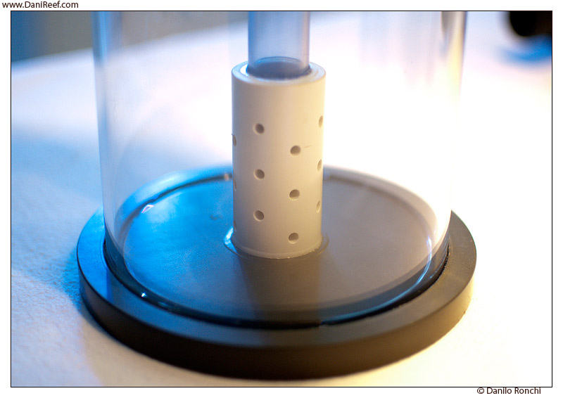 Particolare del diffusore cilindrico