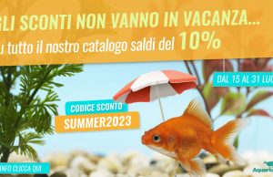 Summer 2023: sconto totale su AquariumLine dal 15 al 31 luglio