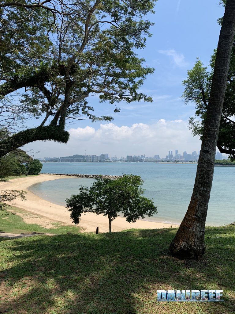 Foto di Singapore vista dall'isola di Saint John