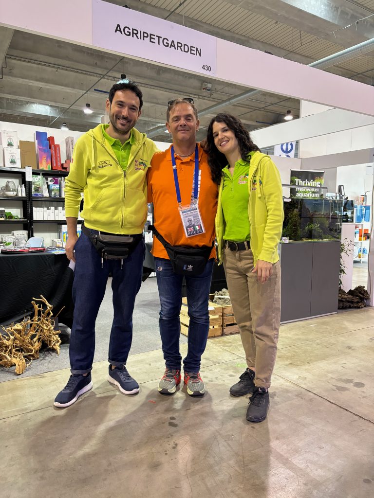 Silvia e Fabio di AgriPetGarden con DaniReef al PetsFestival 2023