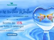 Sconto del 15% per San Valentino su AquariumLine