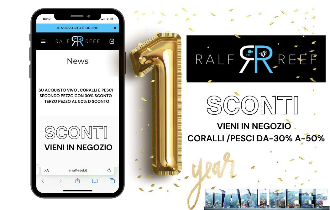 Buon Compleanno Ralf Reef: sconti fino al 50% sul vivo!