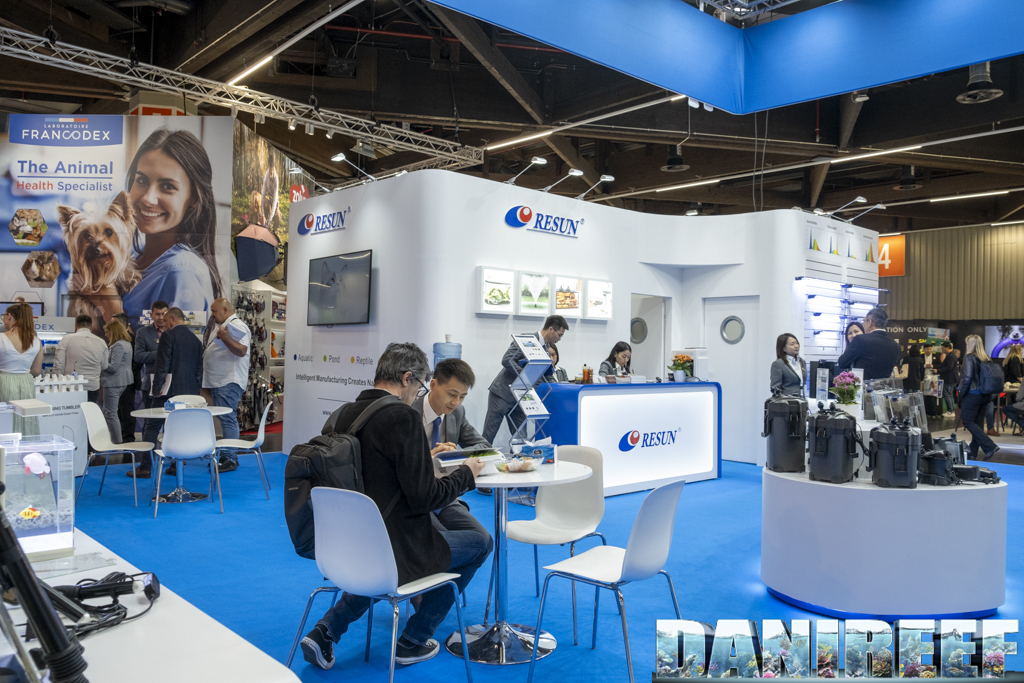 Lo stand di Resun al padiglione 5 di Interzoo 2024 Lo stand di Resun al padiglione 5 di Interzoo 2024