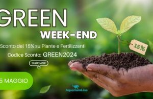 Green week-end: sconto aquariumline 15% su piante e fertilizzanti