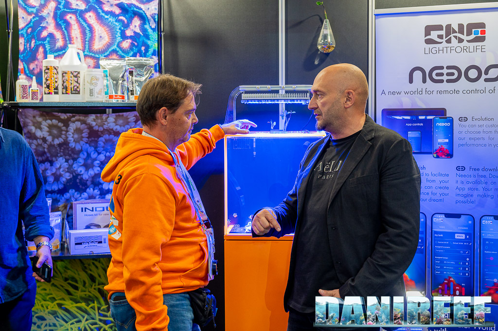 Con Mario Giulietti di GNC presso lo stand in coabitazione con Two Little Fishies