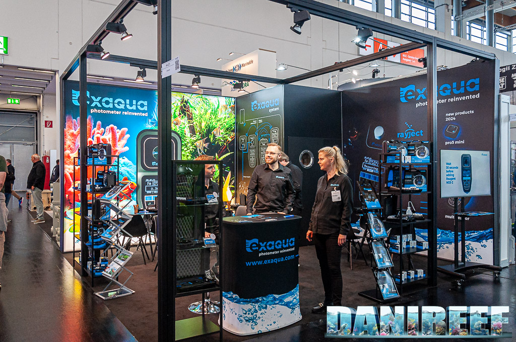 Lo stand Exaqua al padiglione 4A di Interzoo 2024 Lo stand Exaqua al padiglione 4A di Interzoo 2024